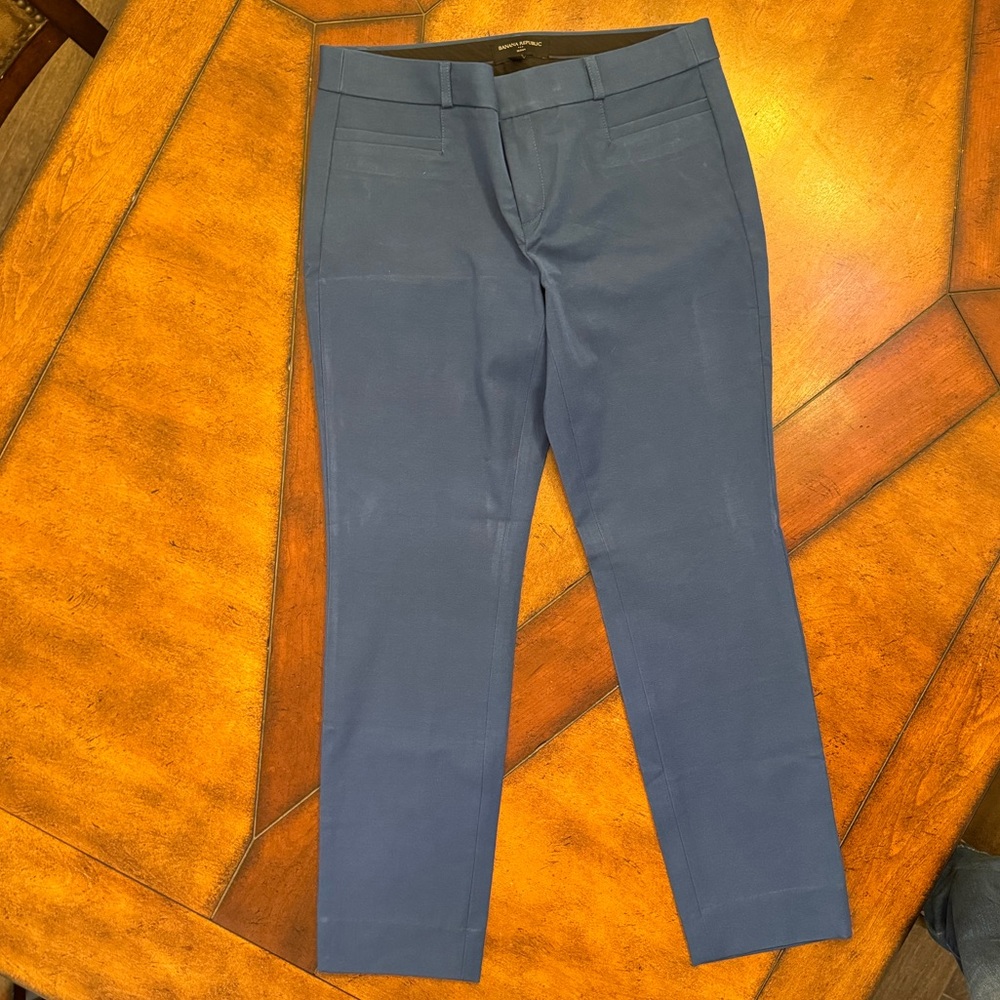 Banana Republic Blue Sloan Pants Size 6